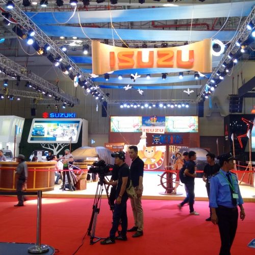 Thi Công Gian Hàng Triển Lãm MotoShow 2018_ Izuzu