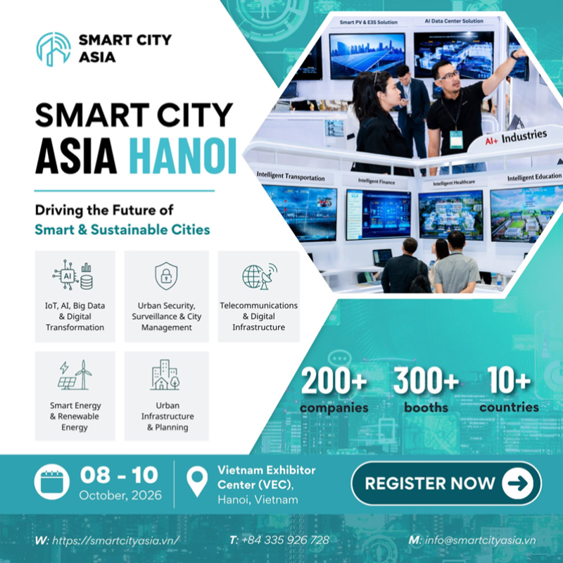 Smart City Asia 2026 chiến lược triển lãm đô thị thông minh